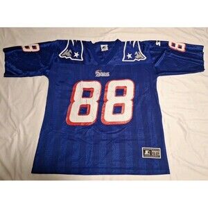 Vintage Terry Glenn #88 Patriots Starter Jersey Size 52/XL